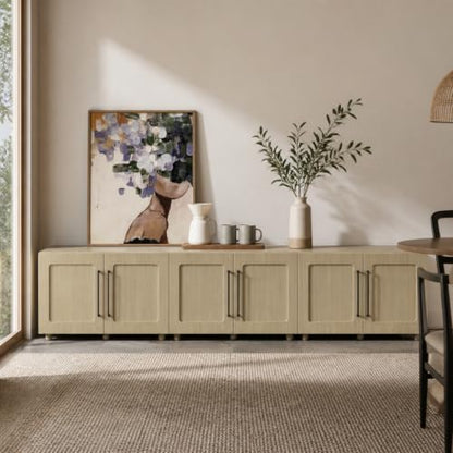 32 Inch Modular Sideboard Storage Cabinet with Soft-Close Doors, view 7