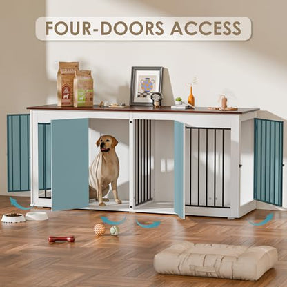 71 in Dog Crate Furniture for 1 or 2 Dogs, view 4