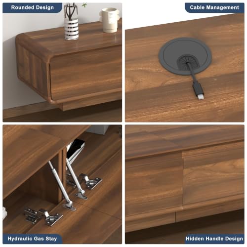 78.7" Minimalist Floating TV Stand for TVs up to 85 Inches, view 5