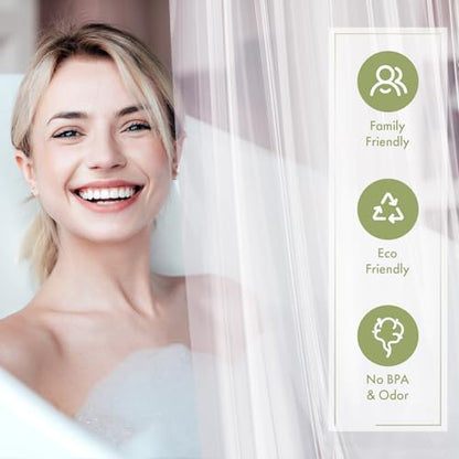 Shower Curtain Liner, 72x72 Clear Shower Curtain Liner, view 3