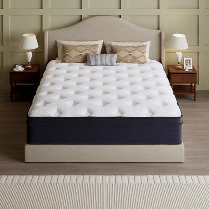 14 Inch Twin Size Hybrid Memory Foam Mattress in a Box, Not Queen, Not Queen, view 3