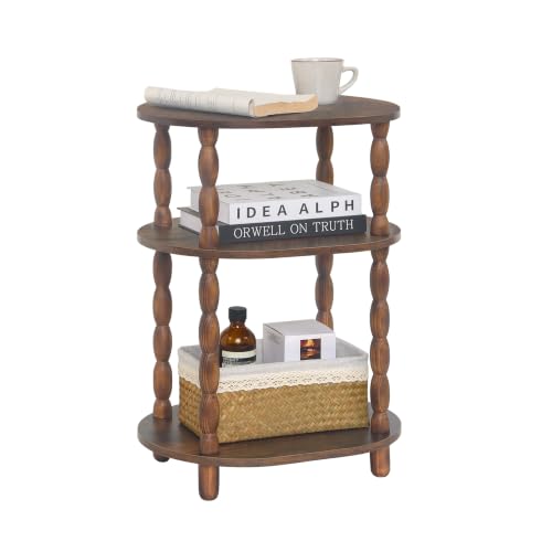 Side Table, 3-Tier Small End Table, view 2