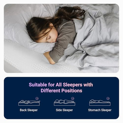 Twin Mattress, 6 Inch Twin Size Mattress for Kids, Gel Memory Foam Mattresses for Cooling Night Sleep & Pressure Relief, Colchones for Kids Fiberglass Free CertiPUR-US Certified