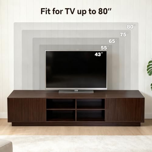 TV Stand for TVs Up to 80 Inch, Media Console Table with Storage, view 5