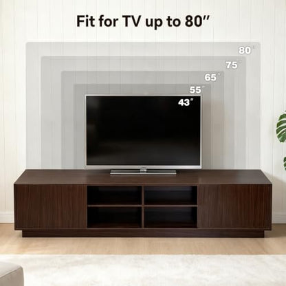 TV Stand for TVs Up to 80 Inch, Media Console Table with Storage, view 5