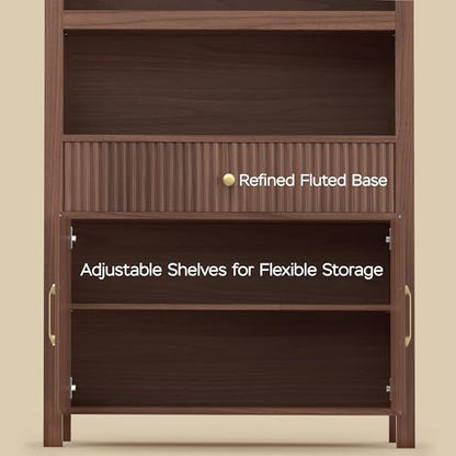 Book Shelf 70" Tall Bookcase with Drawer, view 7