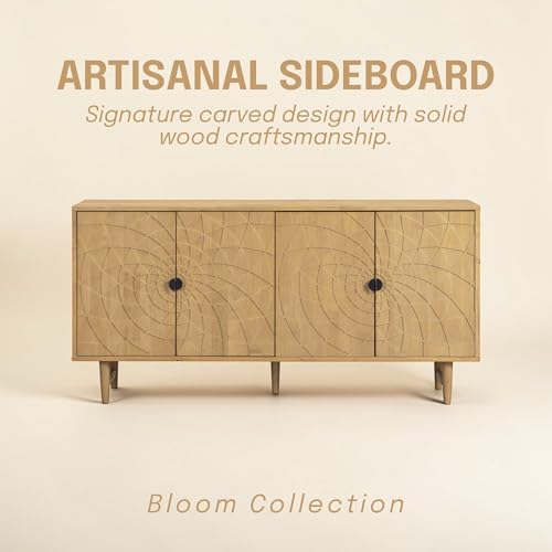 Bloom Solid Wood Sideboard, view 5
