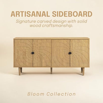 Bloom Solid Wood Sideboard, view 5