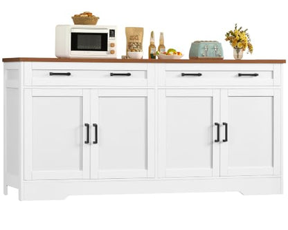 63" Buffet Cabinet with Storage, view 3
