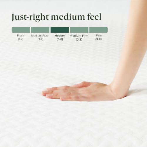 Zinus 10 Inch Queen Green Tea Essential Memory Foam Mattress, Medium Feel, view 7