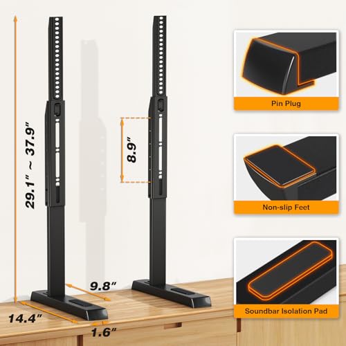 Table Top TV Stand Universal for 35-88 Inch Flat & Curved TVs, view 6