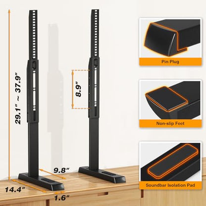 Table Top TV Stand Universal for 35-88 Inch Flat & Curved TVs, view 6