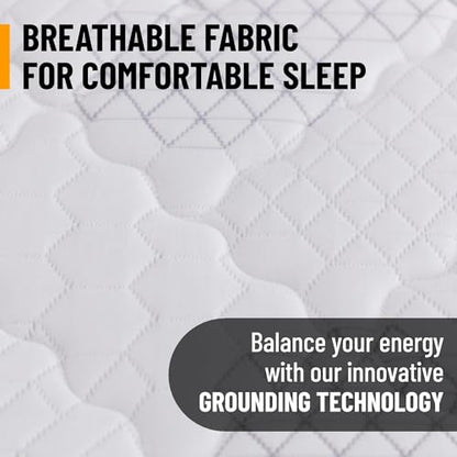 9" Hybrid Twin Mattress - Firm - Made in USA - Individually Pocketed Coils & CertiPUR-US Foam - Fiberglass-Free - Bed in a Box