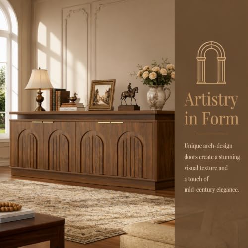 65.7" Sideboard Buffet Cabinet with Storage, view 8