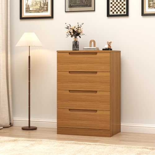 4 Drawer Dresser, Solid Wood Dresser for Closet, view 3
