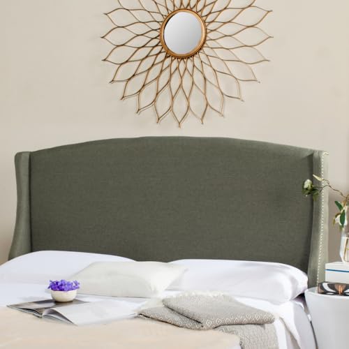 Safavieh Mercer Collection Austin Grey Winged Linen Headboard (Twin)