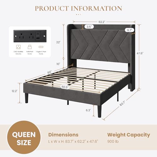Queen Bed Frame, view 2
