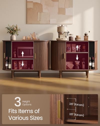 Storage Cabinet, Sideboard with Adjustable Shelves, view 5