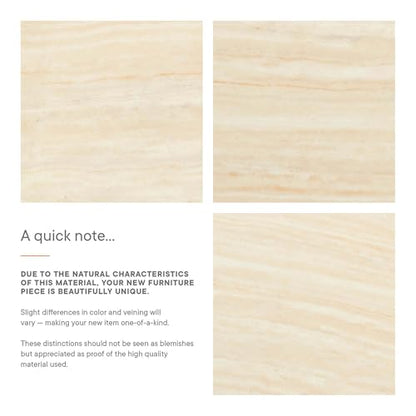 Lippa 60Inch Oval Dining Table Faux Travertine Stone Gold Finish Modern Kitchen Room Entertaining Home Furniture Quality Stylish Elegant Durable Refined Versatile