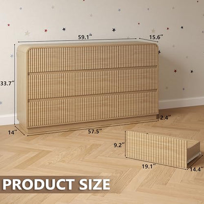 Dresser for Bedroom with 9 Drawers, view 3