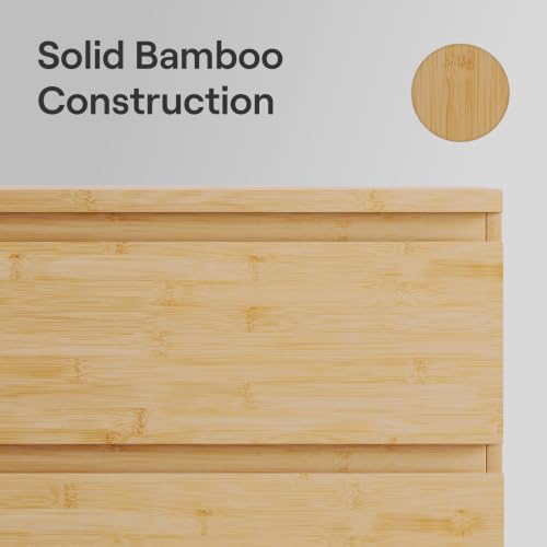 Nectar Bamboo Modular Dresser, 4 Drawer, Natural, view 7