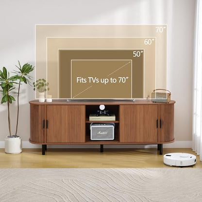 63" Fluted TV Stand for 65/70 Inch, view 6