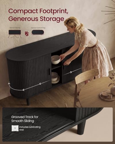 Storage Cabinet, Sideboard with Adjustable Shelves, view 6