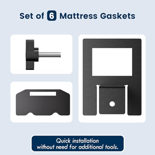 Non Slip Mattress Gaskets, Mattress Holder in Place Gripper for Metal Bed Frame, view 8
