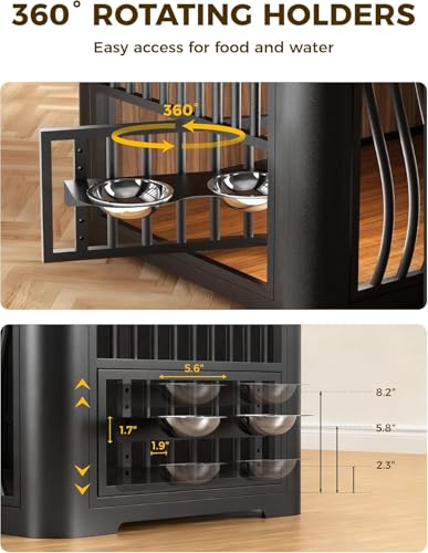 48-Inch Dog Crate Furniture for Large Dogs, view 6