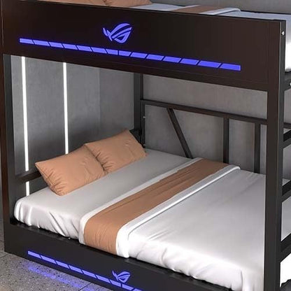 Metal Bunk Bed Frame, Double Deck Bunk Bed,Motel Double Deck Bed, view 4