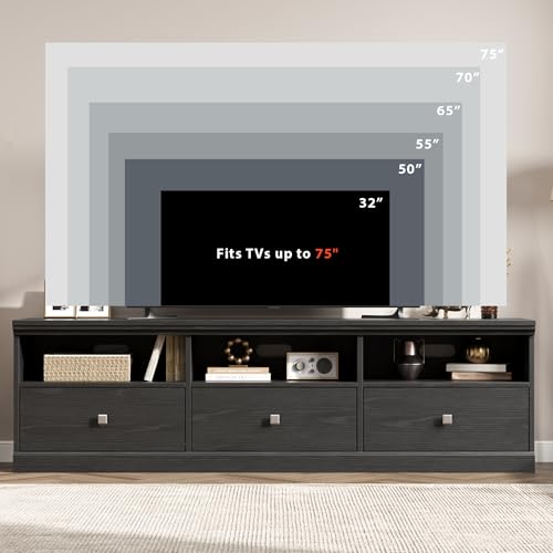 70in TV Stand for TVs up to 80", view 7