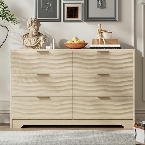 48" Wide 6 Drawers Dresser for Bedroom, view 4