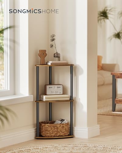 3-Tier Corner Shelf, Toolless Assembly, view 4
