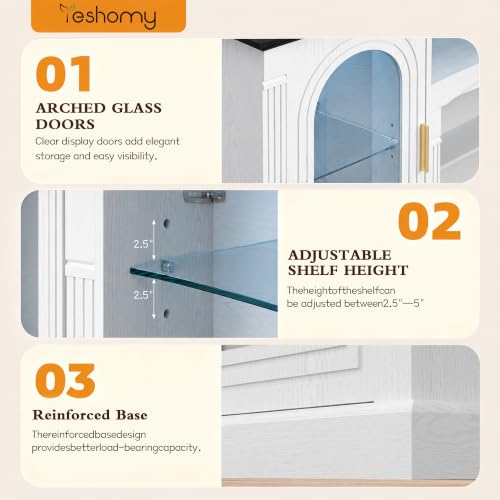 58'' W Fireplace TV Stand, Entertainment Center for TV up to 65'', view 7