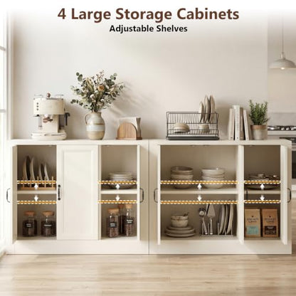 78.5" W Modern Buffet Cabinet, view 5