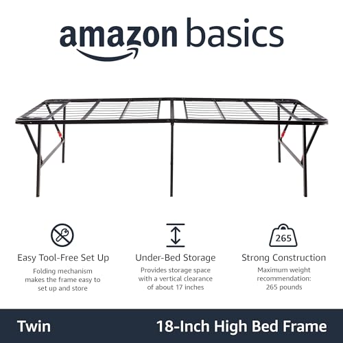 Foldable Metal Platform Bed Frame, view 5
