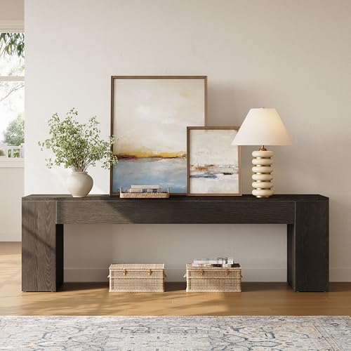 70.8" TV Stand, Wooden Entertainment Center, view 3