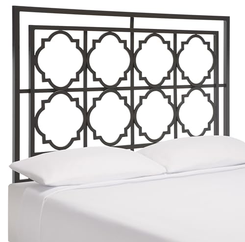 SAFAVIEH Home Collection Silva Gunmetal Headboard, Full