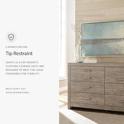 Signature Design by Ashley Culverbach Scandinavian 6 Drawer Dresser, view 8
