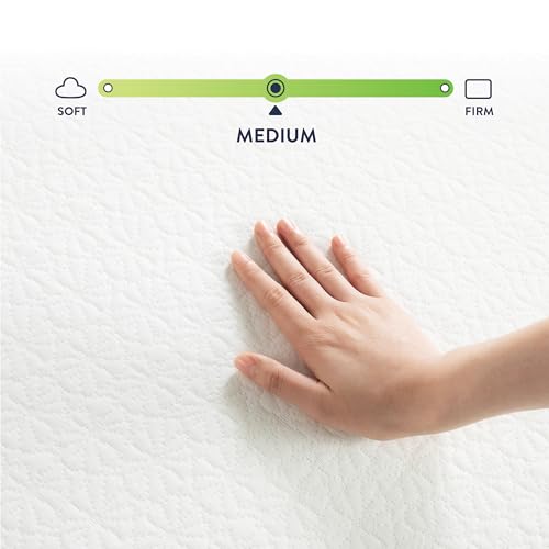 10 inch Queen Mattress Bed-In-A-Box, Green Tea Memory Foam, White, view 7