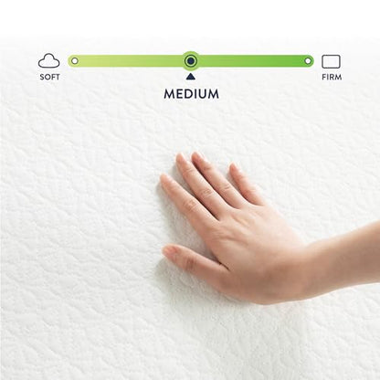 10 inch Queen Mattress Bed-In-A-Box, Green Tea Memory Foam, White, view 7