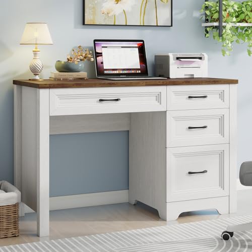 Farmhouse Home Office Desk with Drawers, view 7