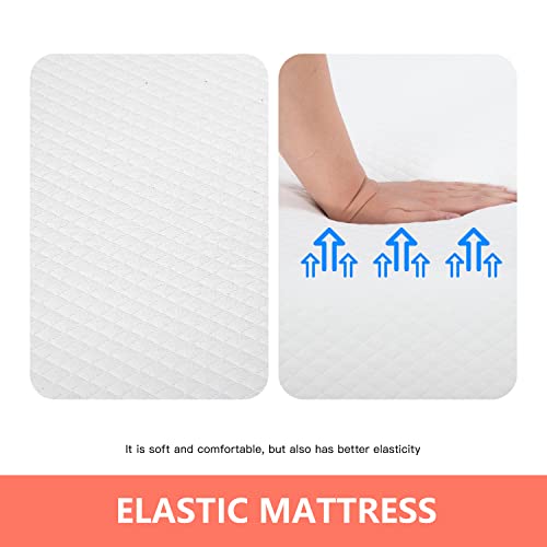 | 5 Inch Full Mattress | Medium Firm | Gel Memory Foam | White, view 6