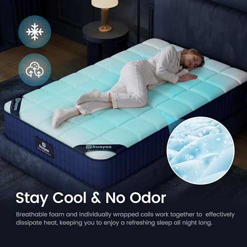 Twin Mattress, 8 inch Twin Size Mattress in a Box, view 8