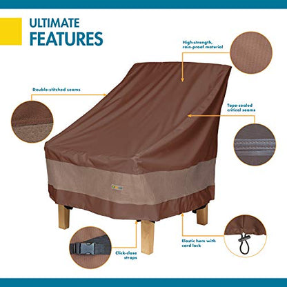 Ultimate Waterproof Patio Lounge Chair Cover, All Weather Protection, Durable Outdoor Lawn Patio Furniture Covers, 30W x 35D x 36H inch, Patio Chair Covers for Outdoor Furniture