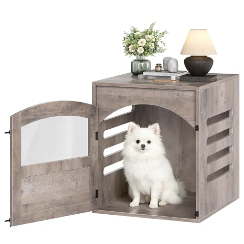 Dog Crate Furniture, Small Dog Kennel Indoor, Pet Side End Table, view 2