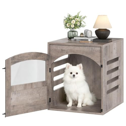Dog Crate Furniture, Small Dog Kennel Indoor, Pet Side End Table, view 2