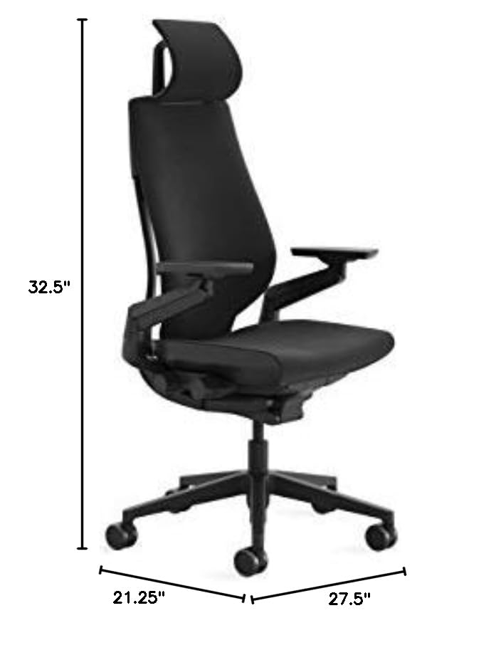 Steelcase Gesture Office Chair with Head Rest, view 4