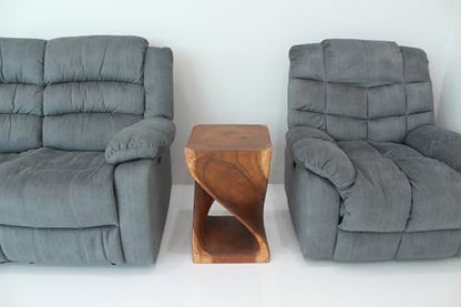 Original Twist Side Table, Cherry, 15x15x23 in