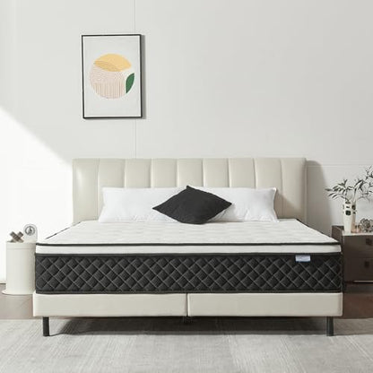 Full Size Mattress, 12 Inch Full Mattress in a Box, Pocket Spring, view 2
